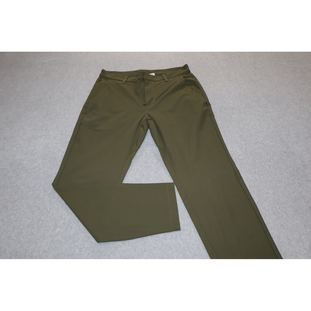 Fabletics One Pants Golf Men 32x30 Green Performance Stretch Tapered Leg